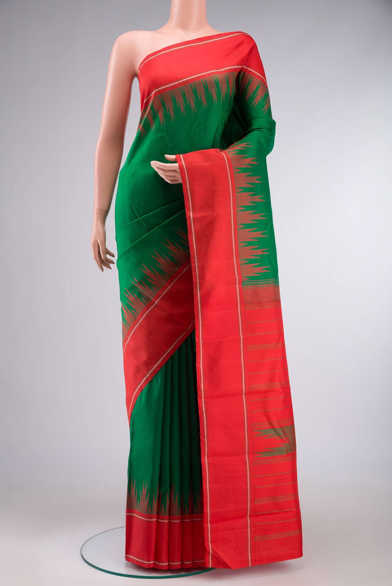 Green Kanchipuram Silk Saree