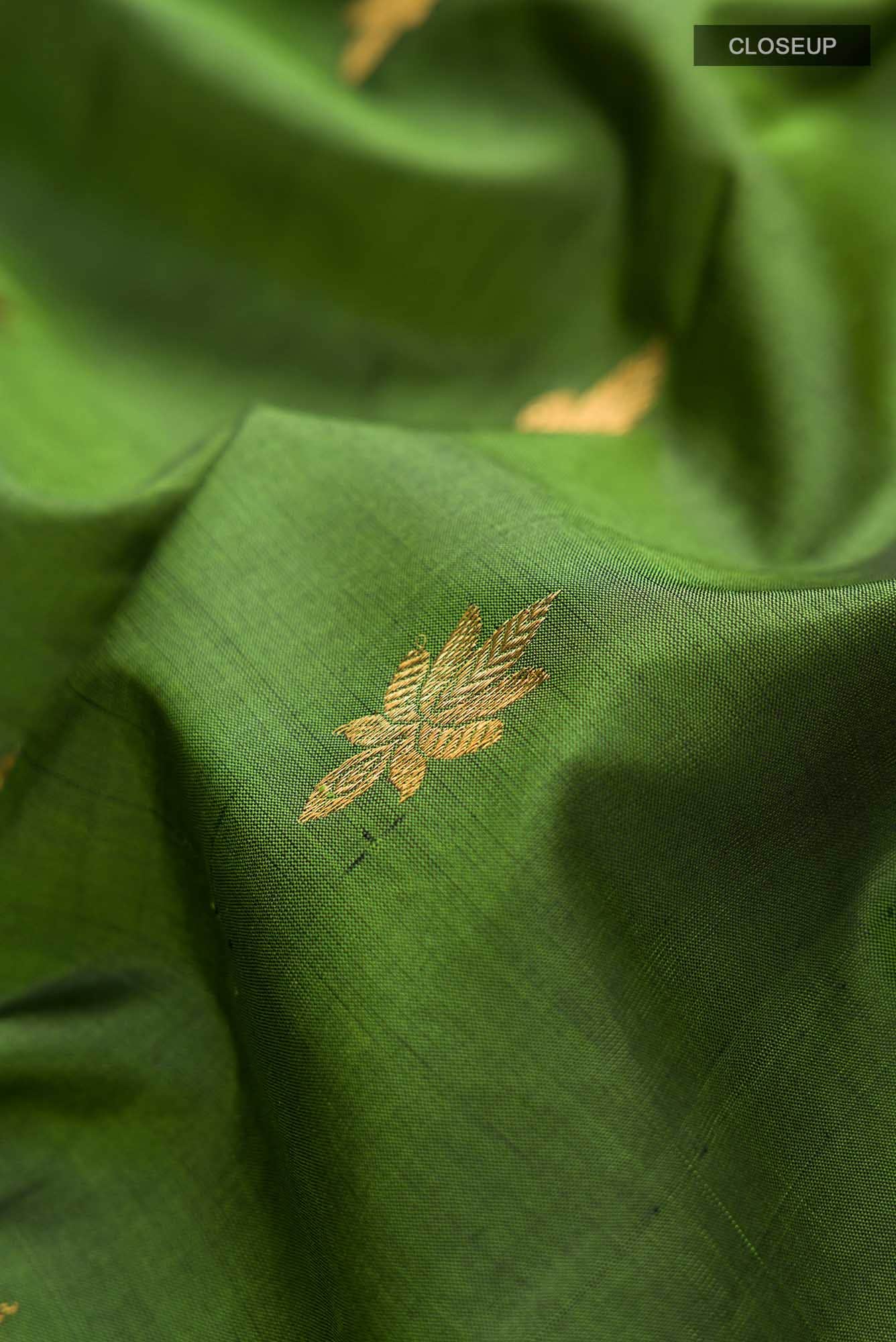 Green Kanchipuram Silk Saree