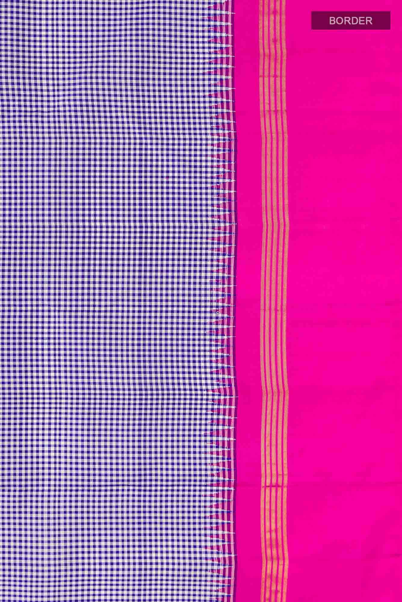 Blue Kanchipuram Silk Saree
