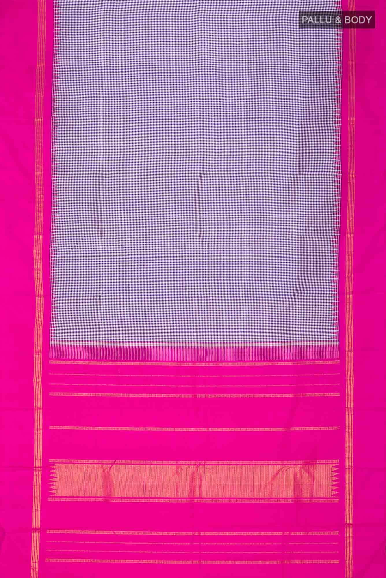Blue Kanchipuram Silk Saree