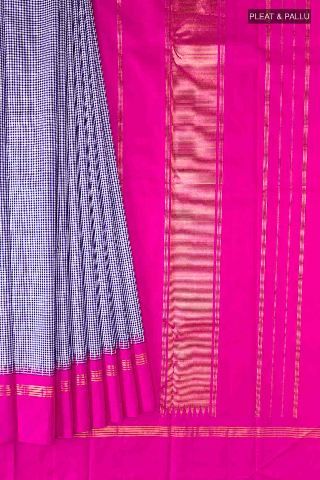 Blue Kanchipuram Silk Saree