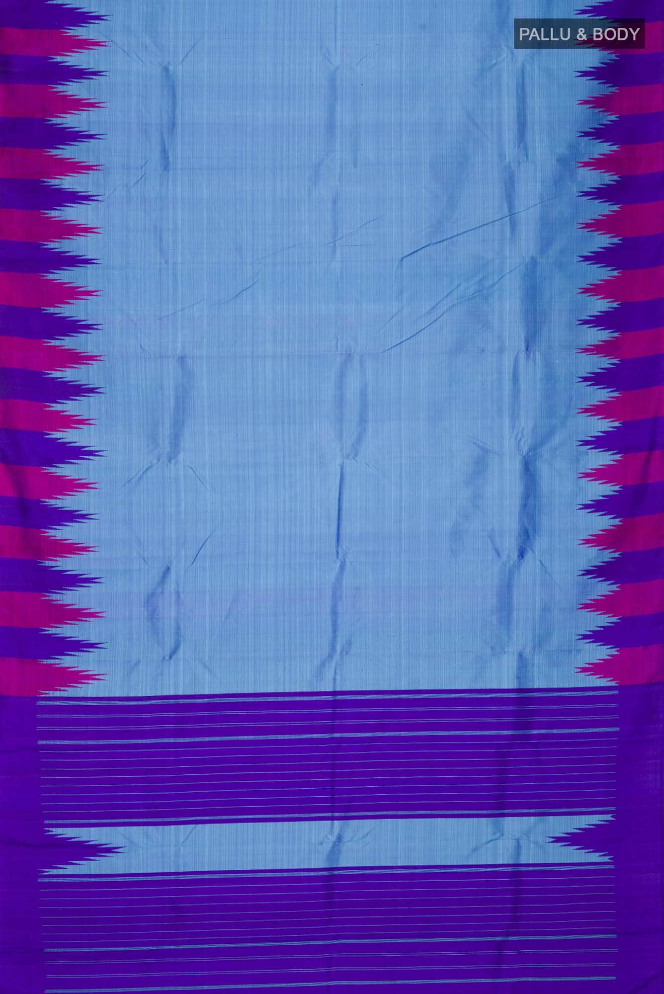 Blue Kanchipuram Silk Saree