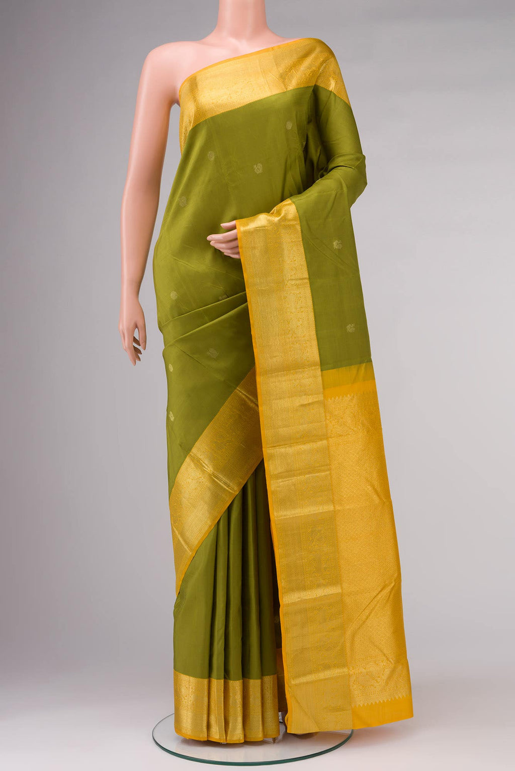 Green Kanchipuram Silk Saree