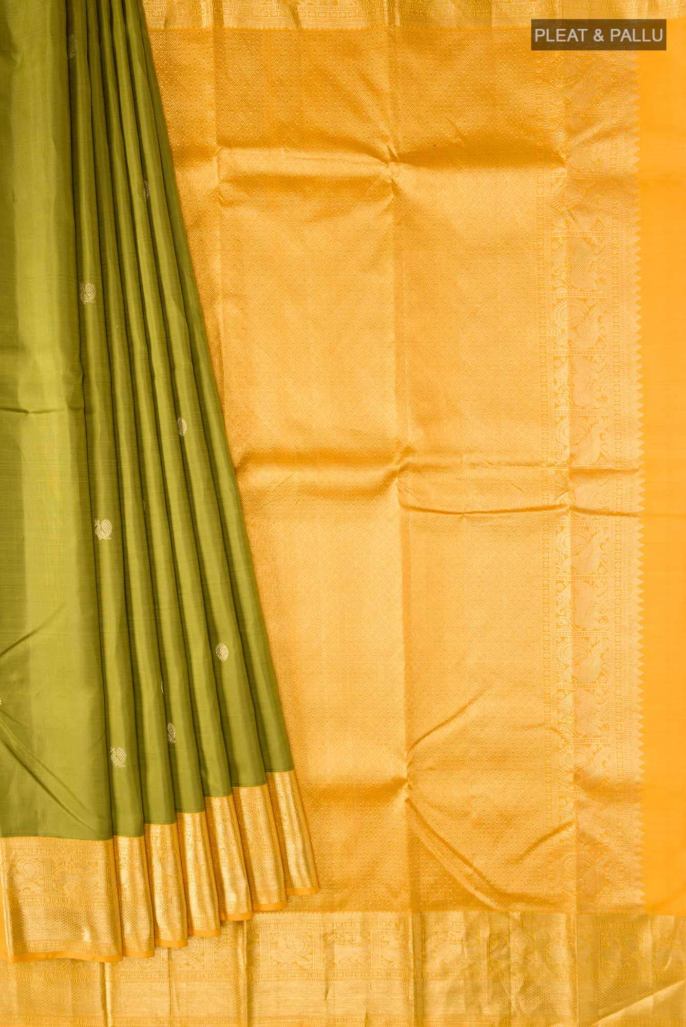 Green Kanchipuram Silk Saree