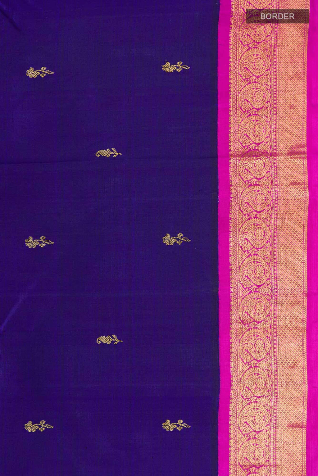 Blue Kanchipuram Silk Saree