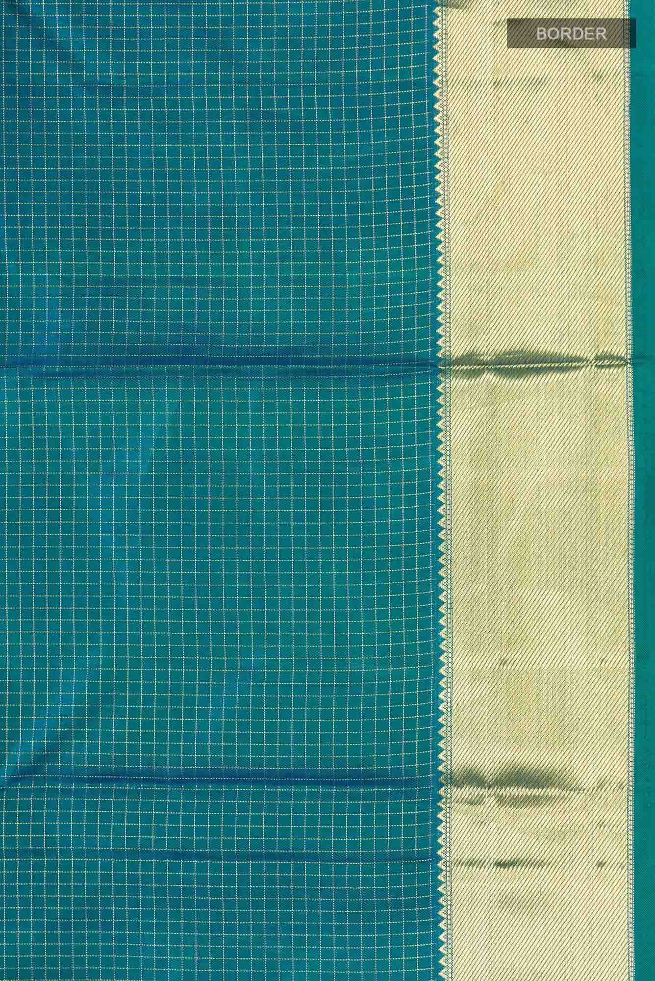 Blue Kanchipuram Silk Saree