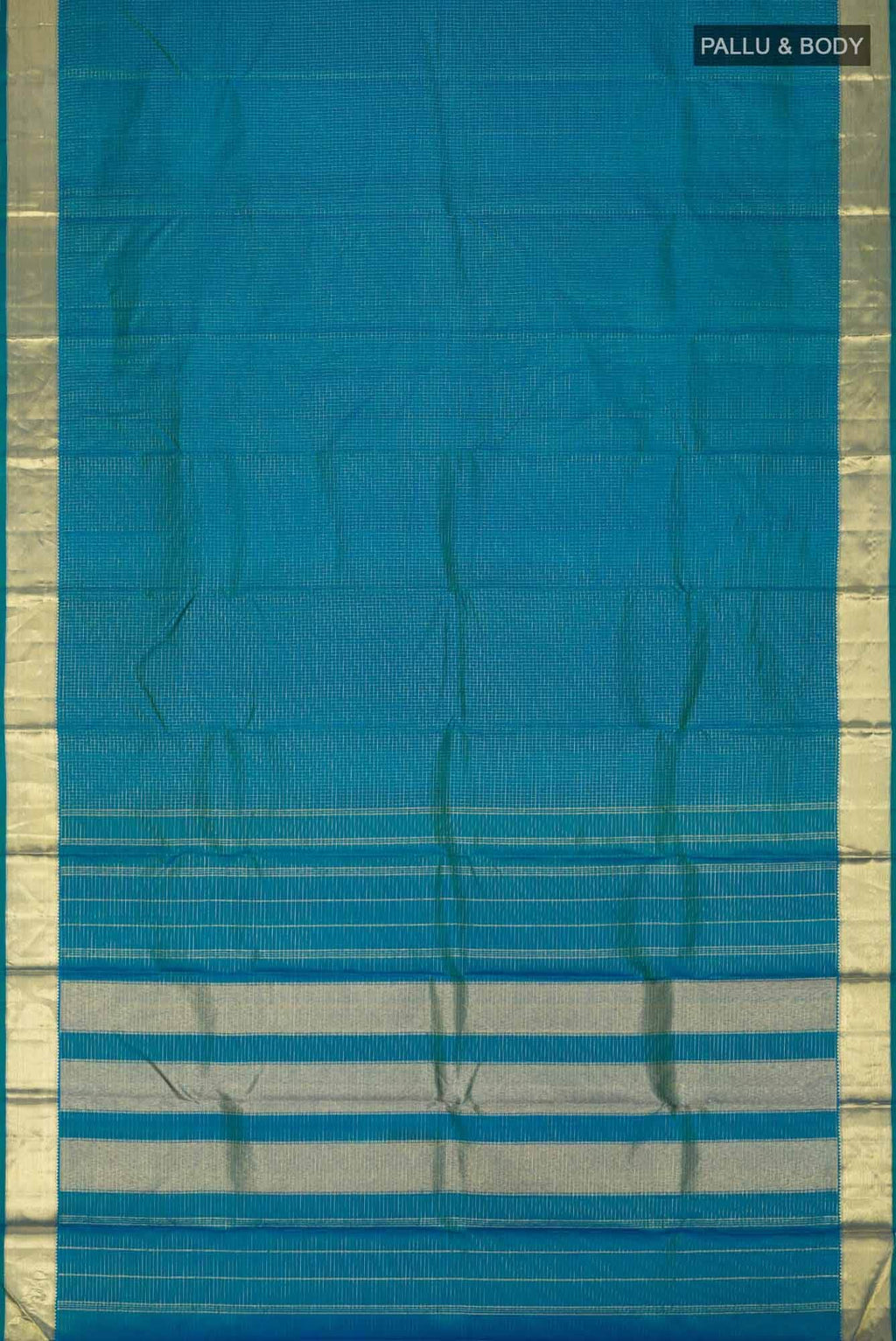 Blue Kanchipuram Silk Saree