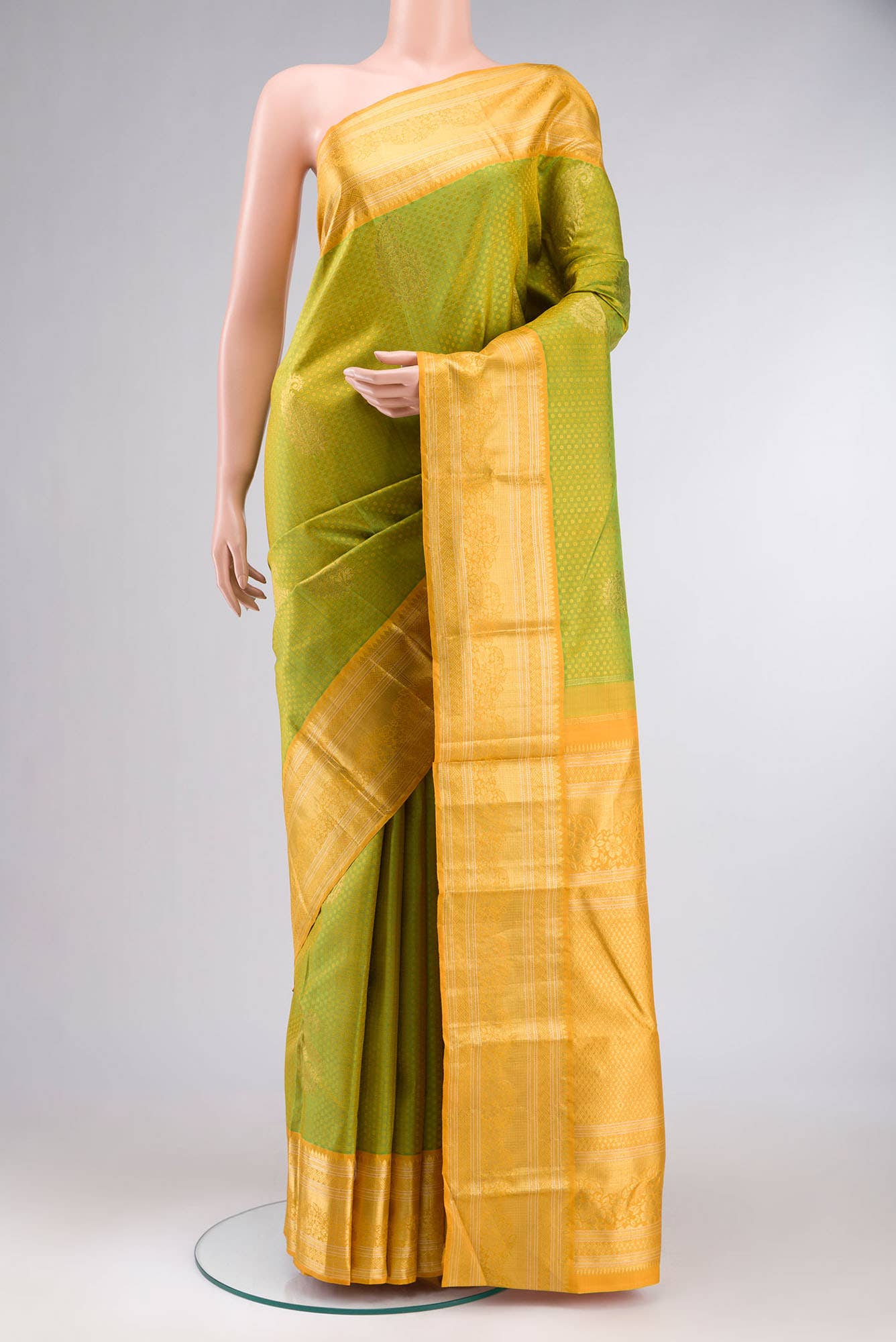 Green Kanchipuram Silk Saree