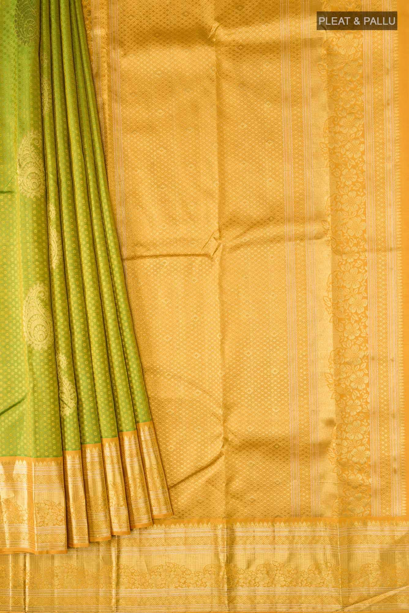 Green Kanchipuram Silk Saree