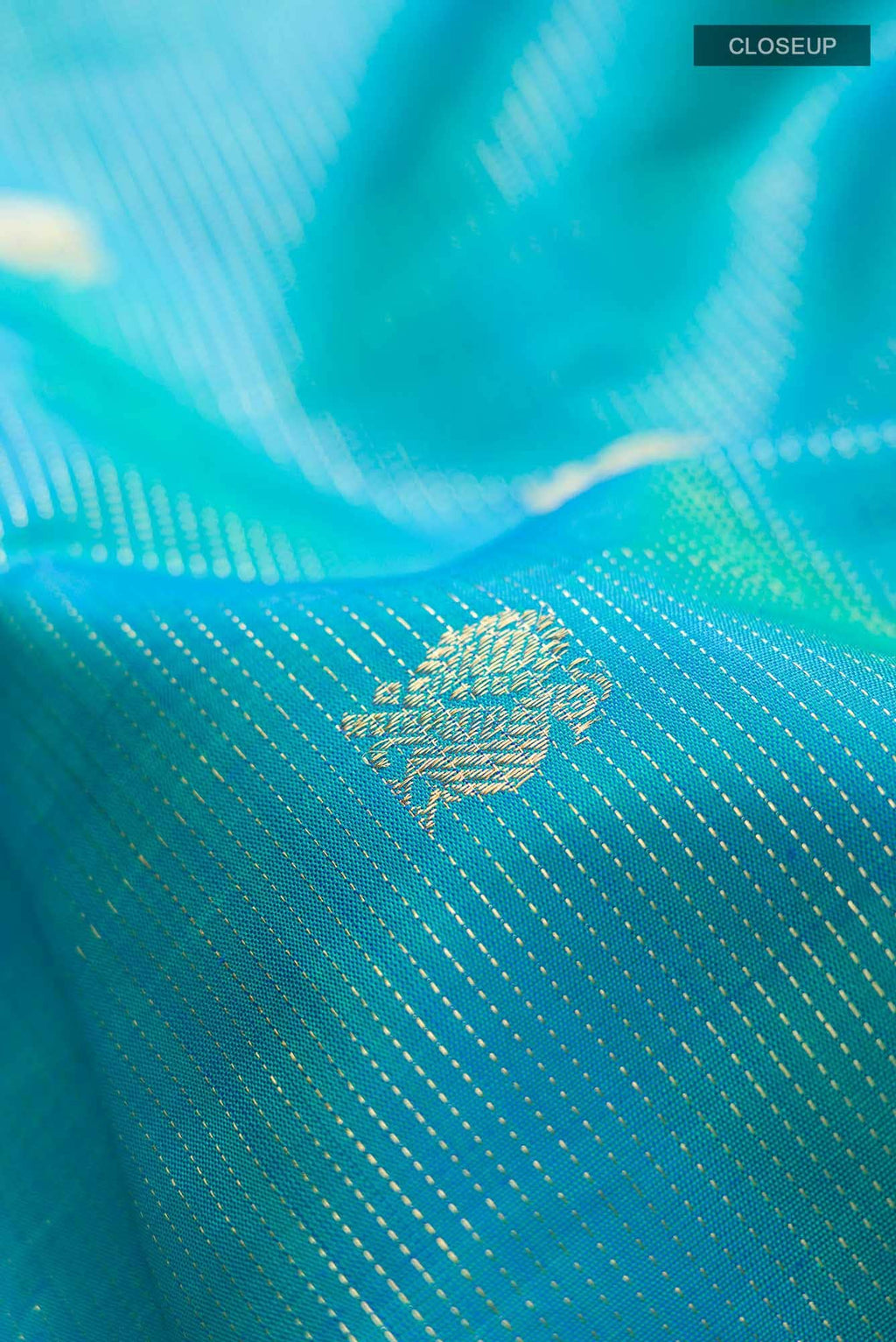 Blue Kanchipuram Silk Saree