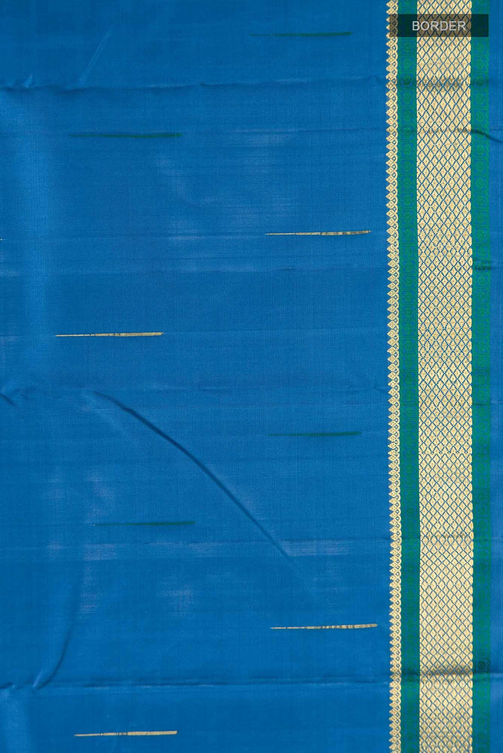 Blue Kanchipuram Silk Saree