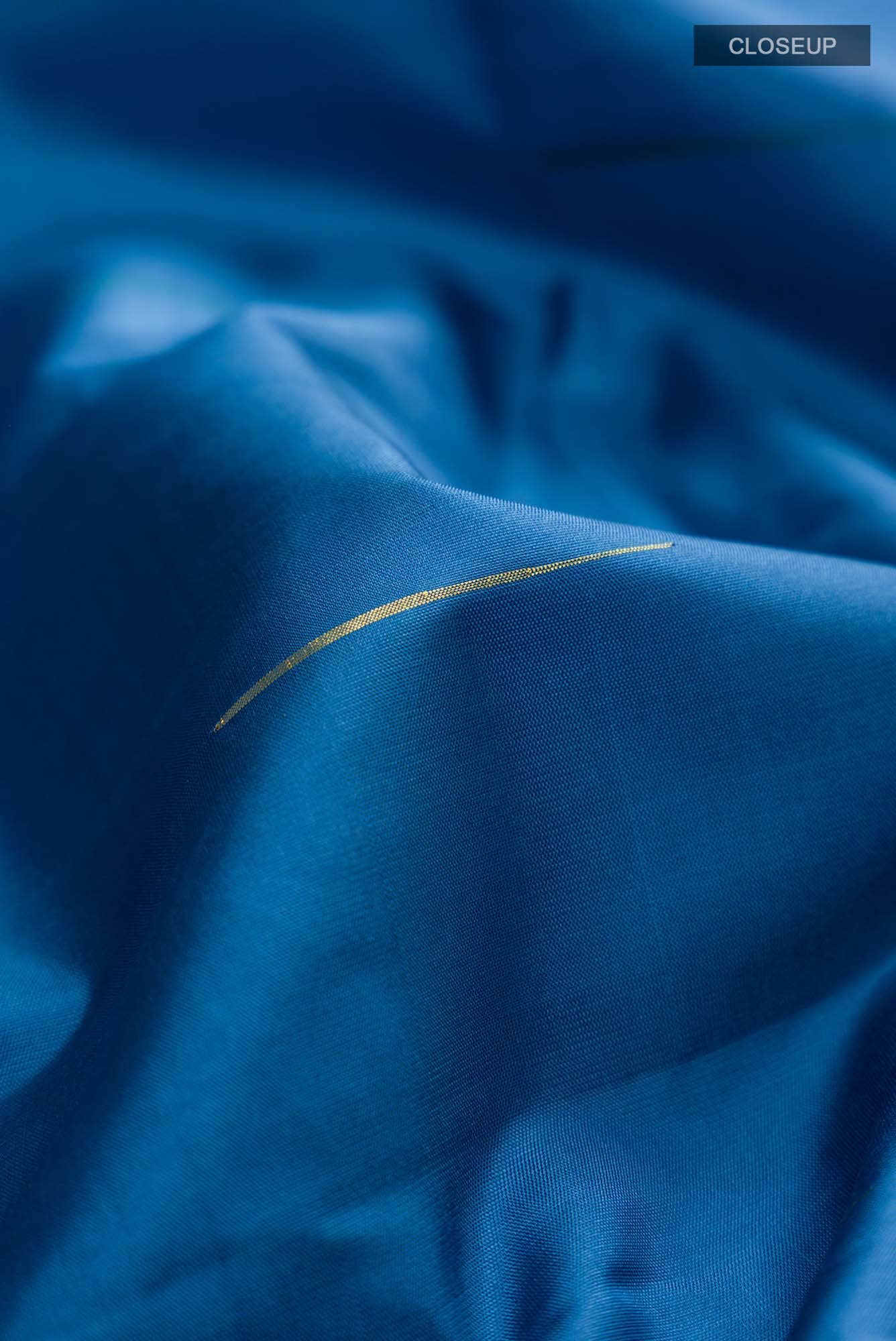 Blue Kanchipuram Silk Saree