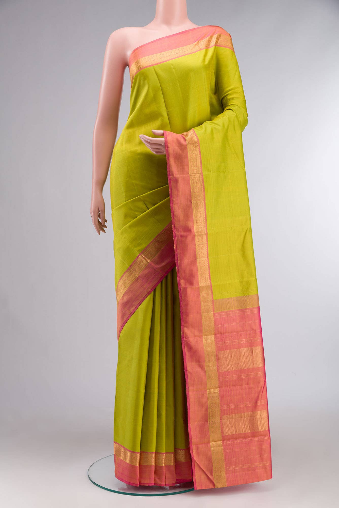 Green Kanchipuram Silk Saree