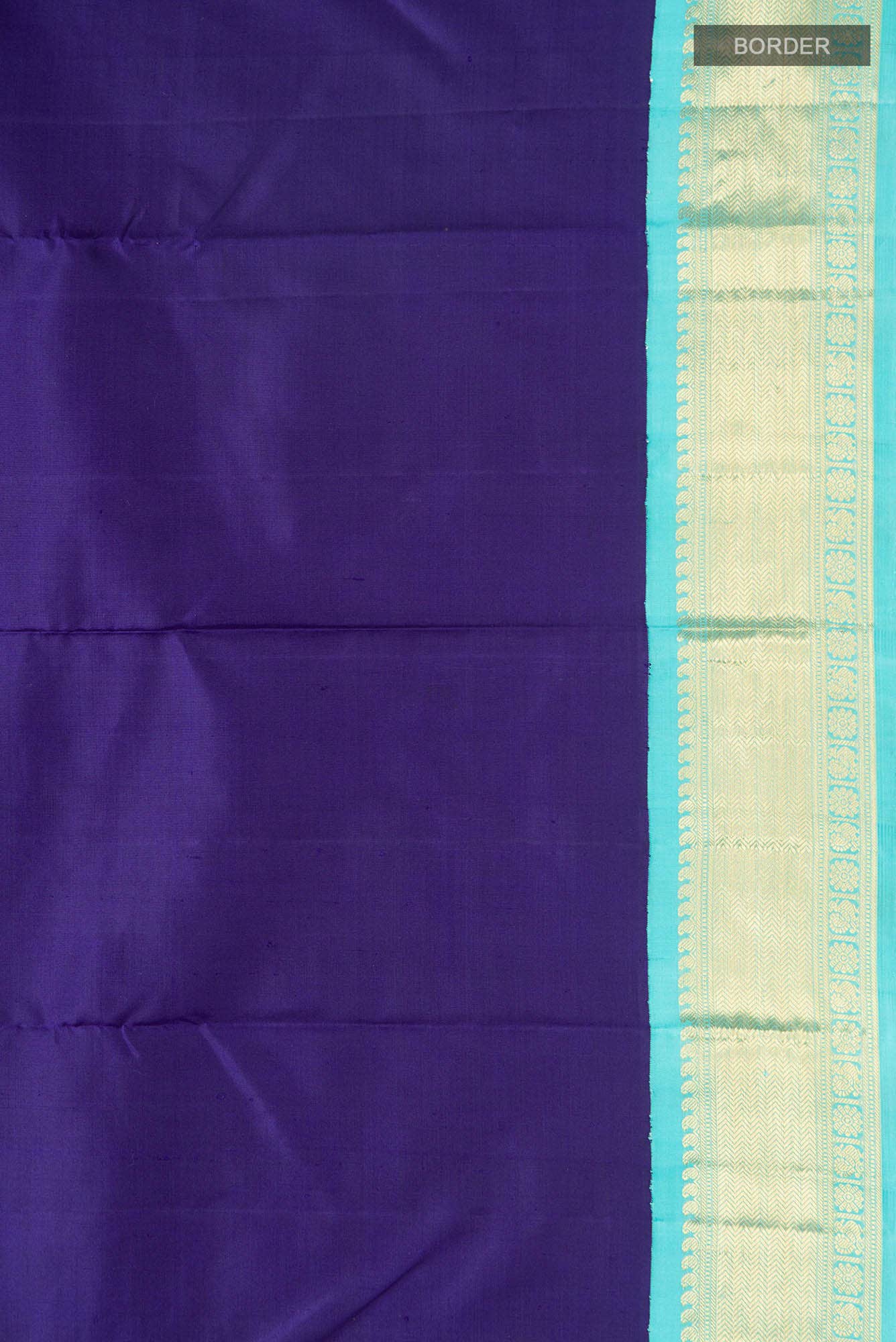 Blue Kanchipuram Silk Saree