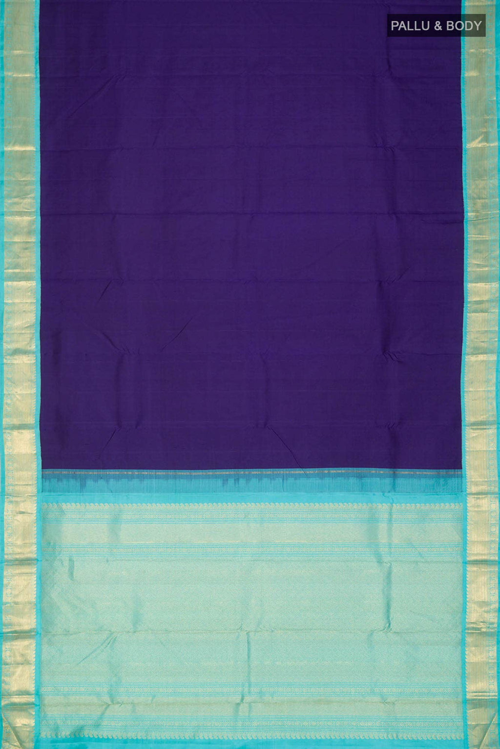 Blue Kanchipuram Silk Saree