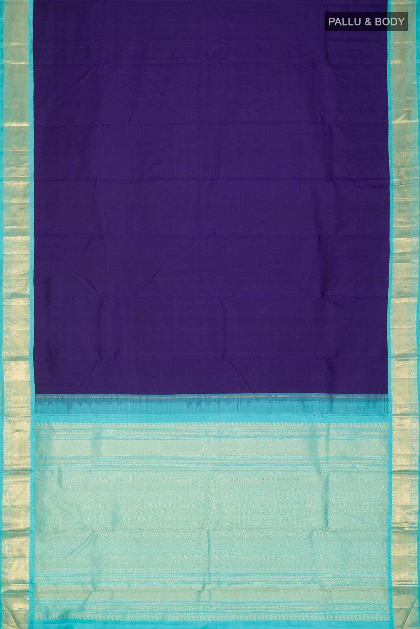 Blue Kanchipuram Silk Saree