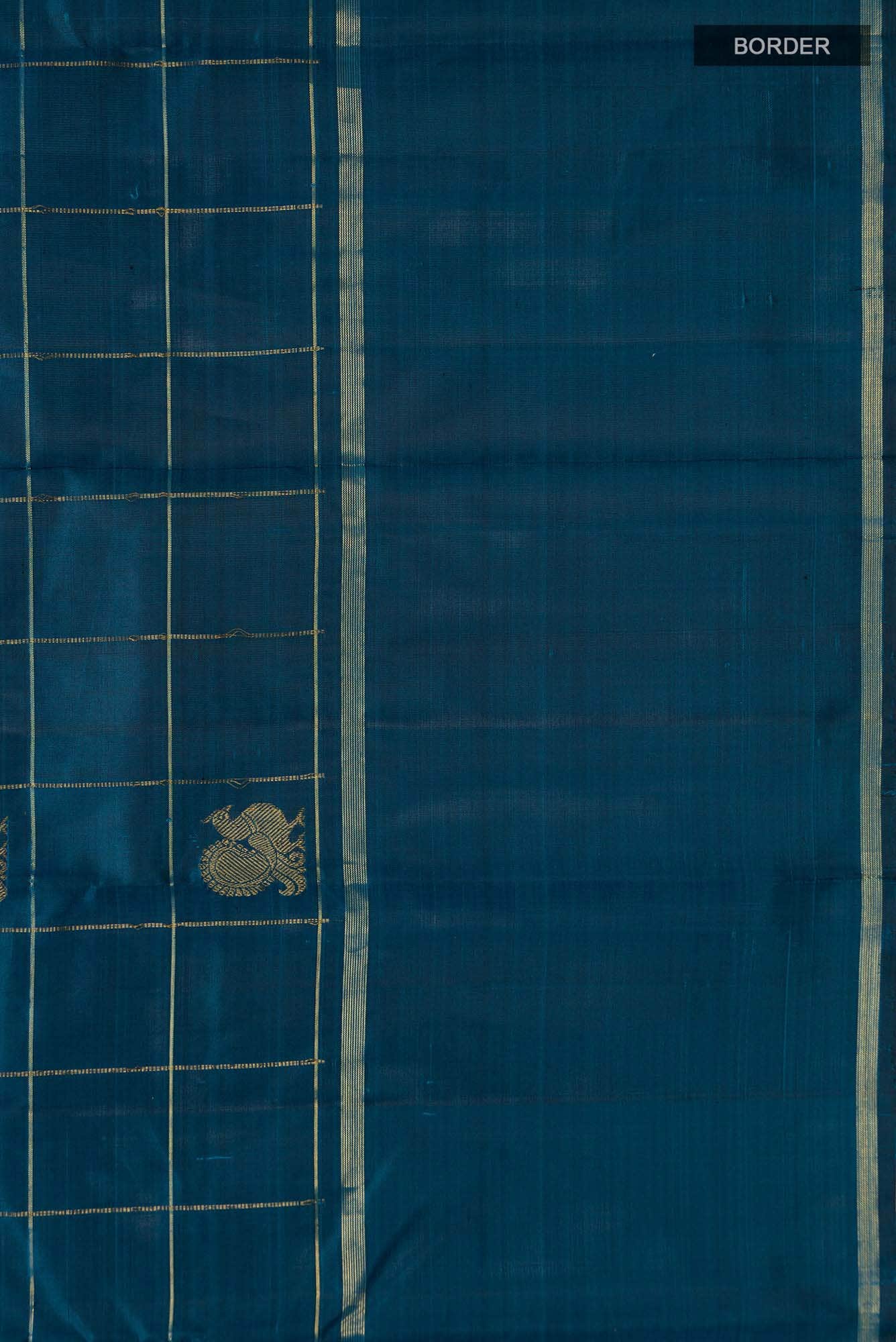 Blue Kanchipuram Silk Saree