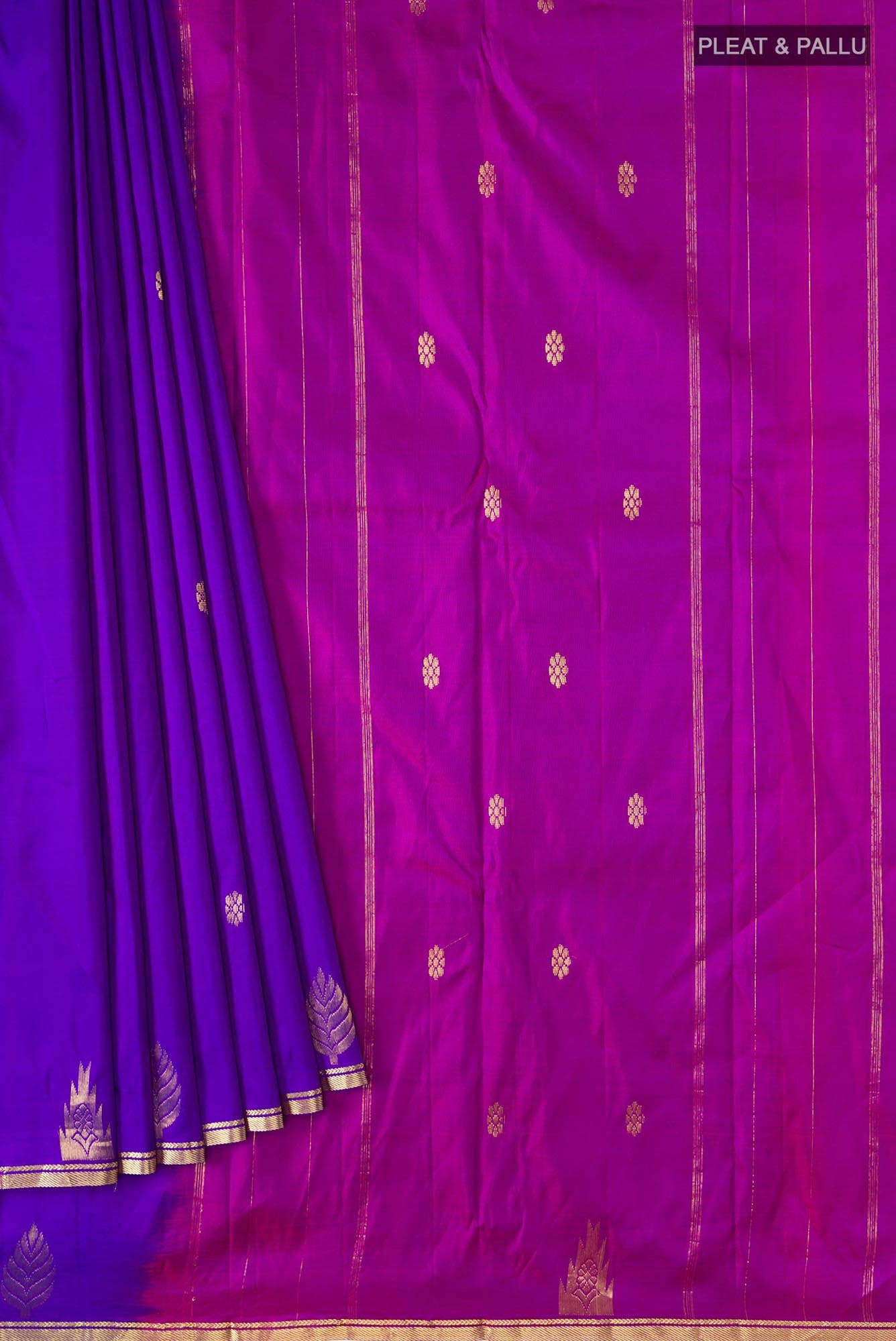 Blue Kanchipuram Silk Saree
