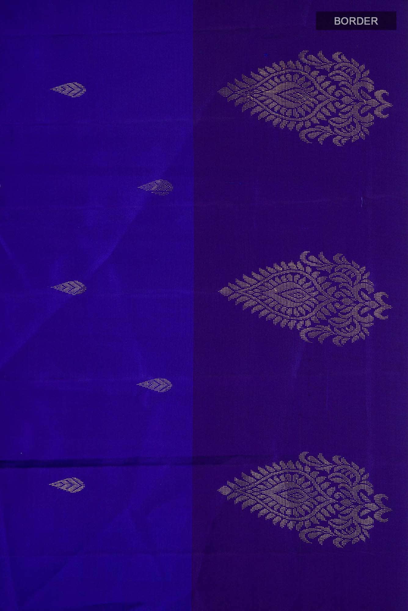 Blue Kanchipuram Silk Saree