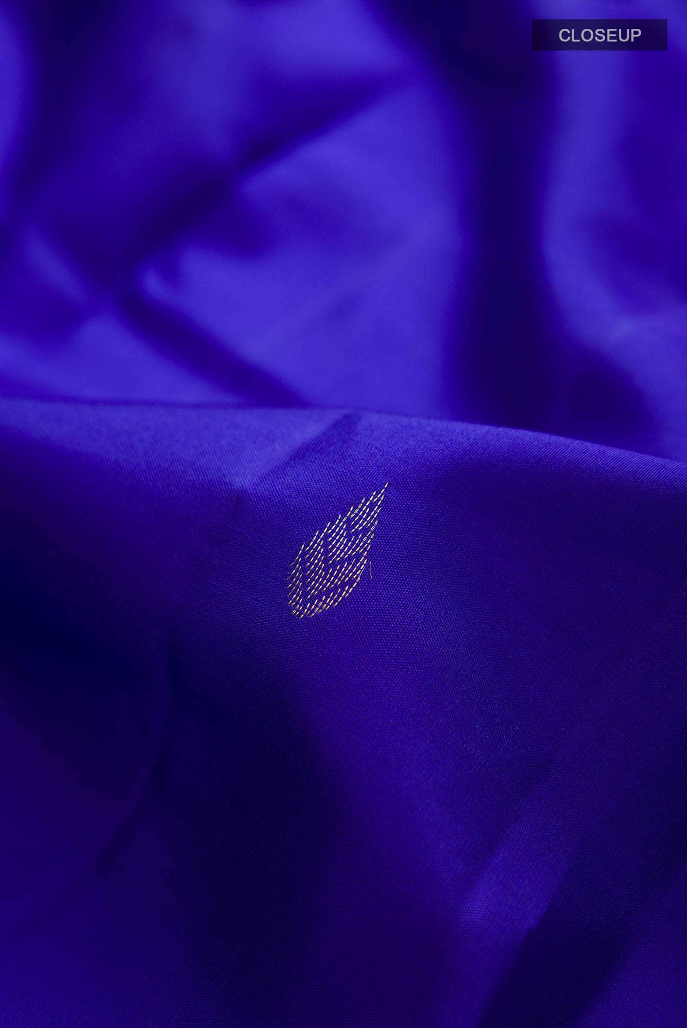 Blue Kanchipuram Silk Saree
