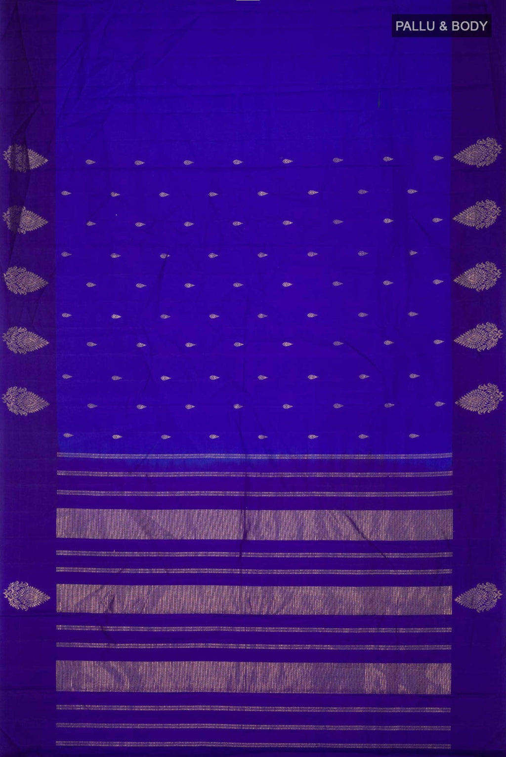 Blue Kanchipuram Silk Saree