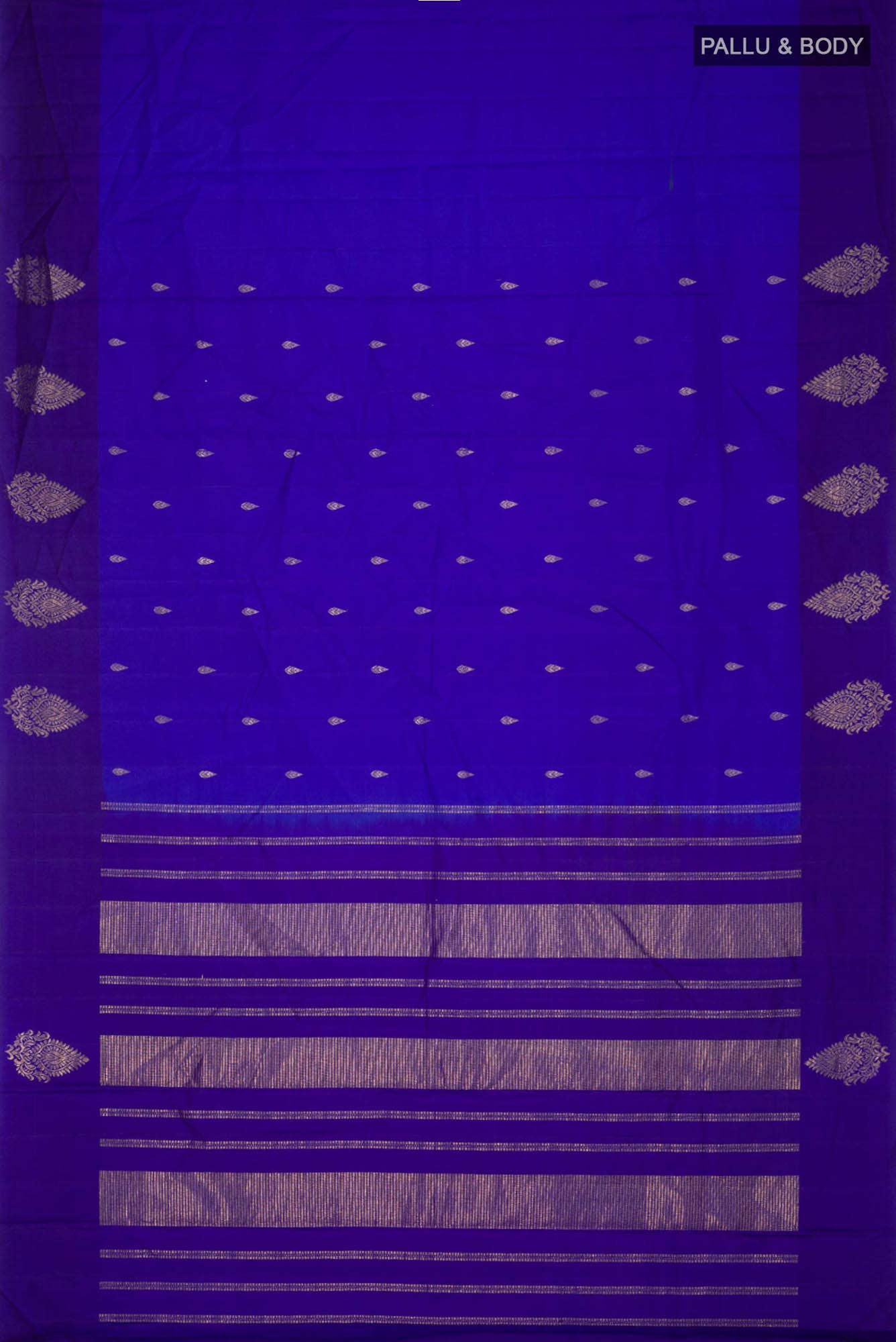 Blue Kanchipuram Silk Saree
