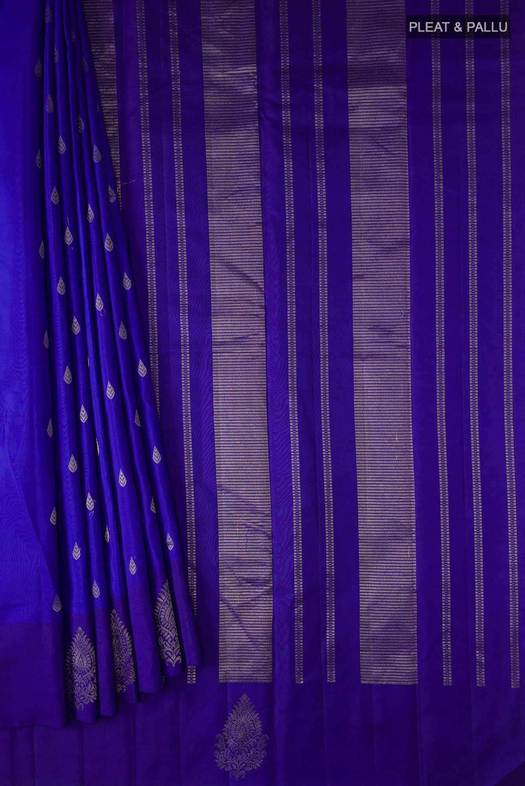 Blue Kanchipuram Silk Saree