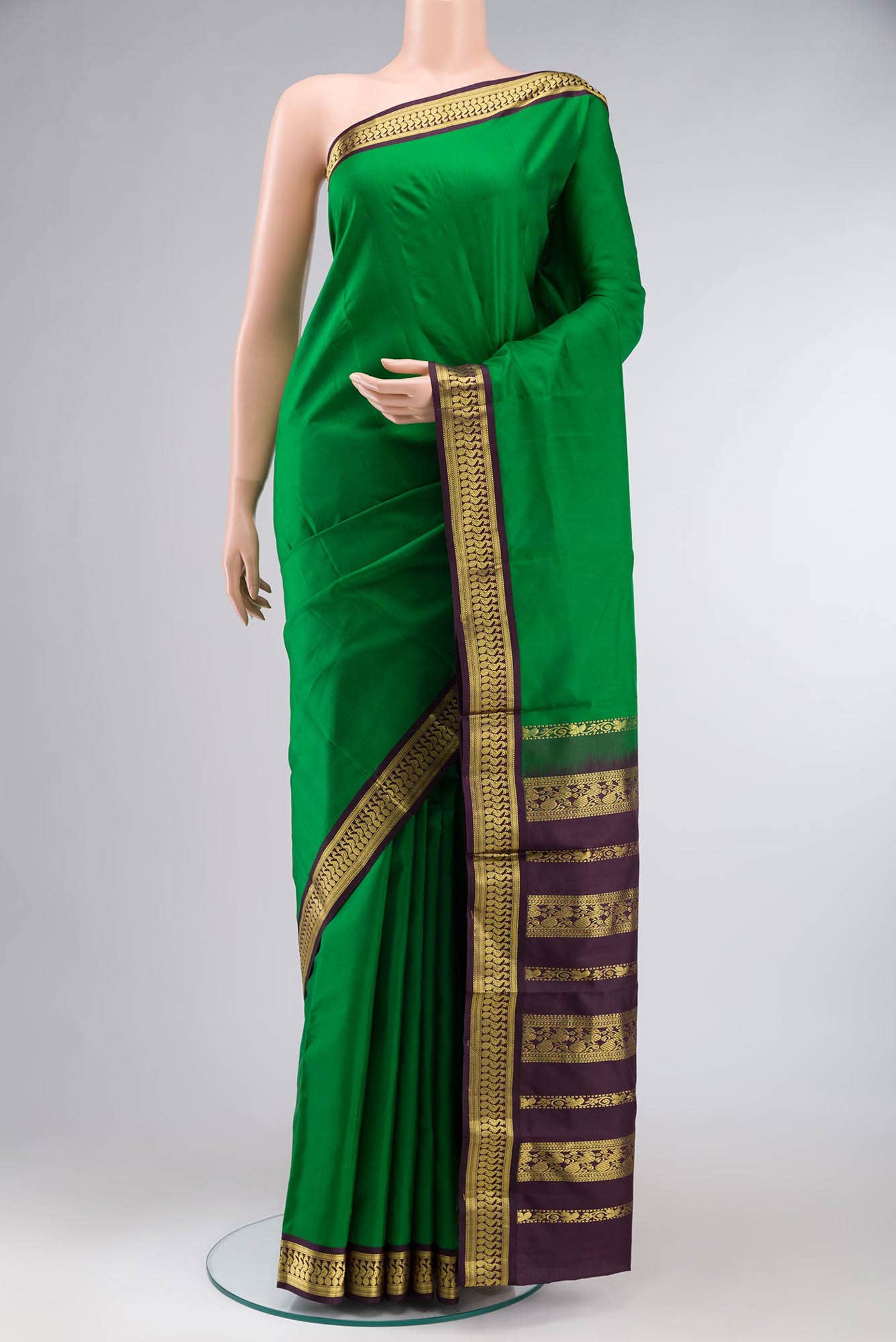Green Kanchipuram Silk Saree