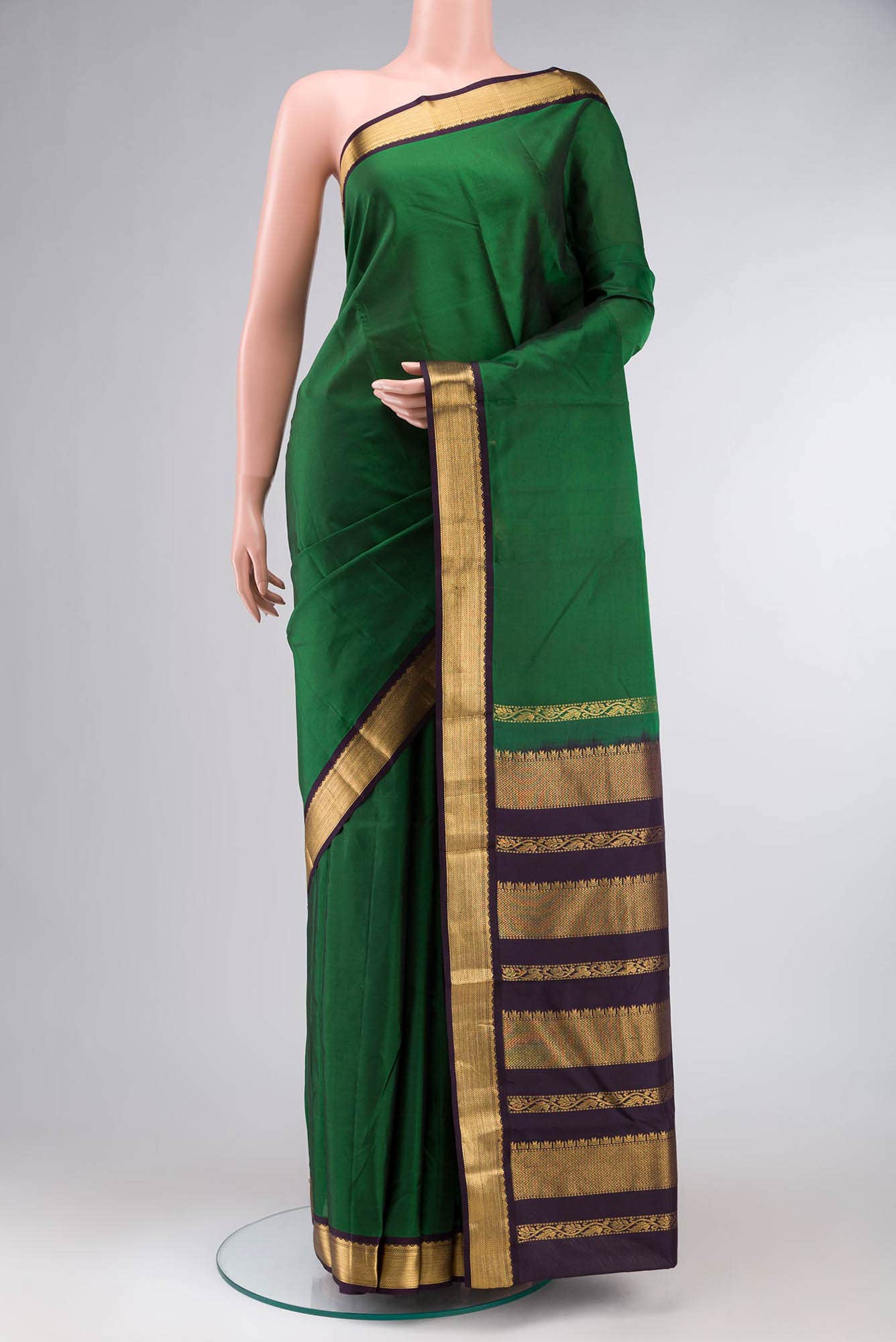 Green Kanchipuram Silk Saree