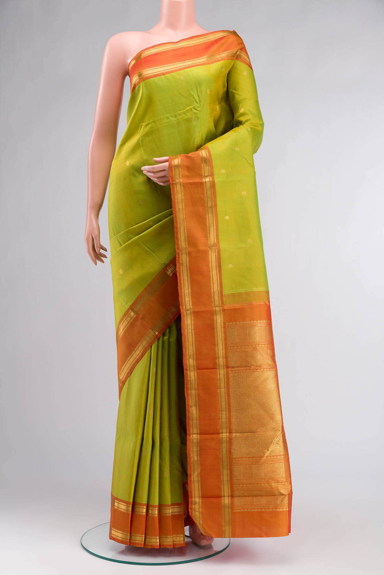 Green Kanchipuram Silk Saree