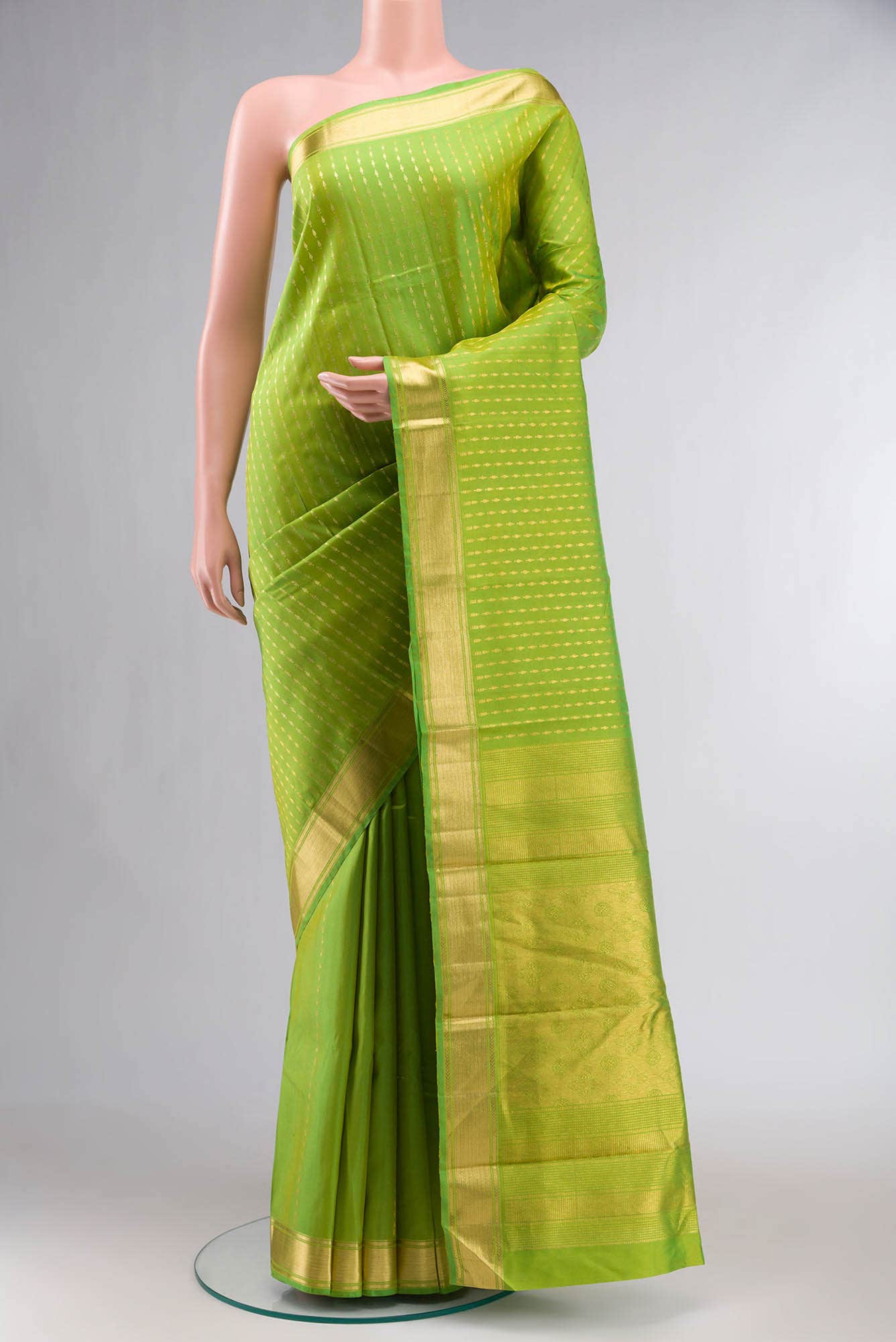Green Kanchipuram Silk Saree