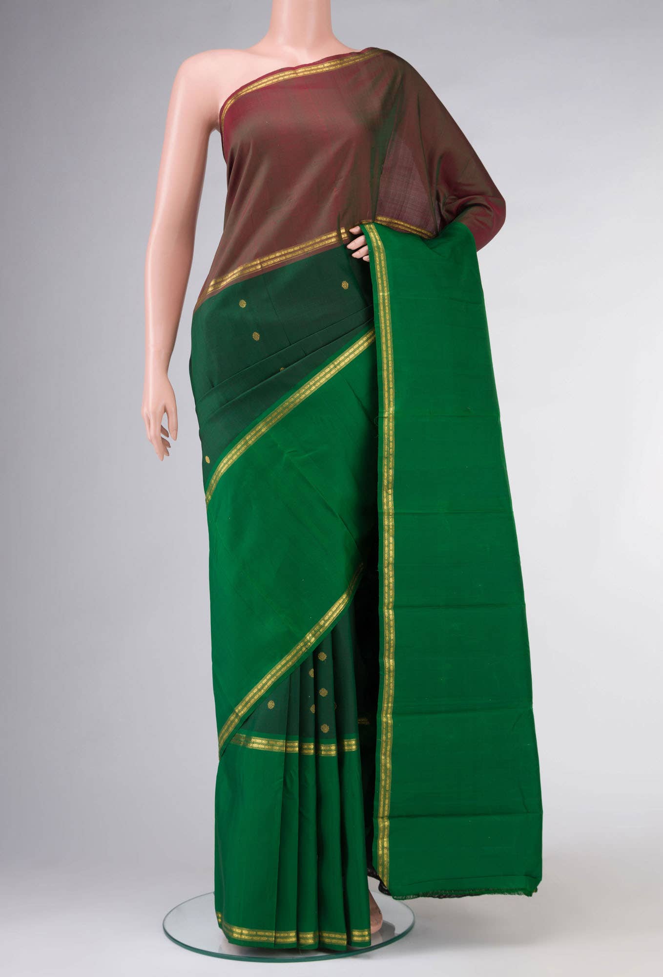 Green Kanchipuram Silk Saree