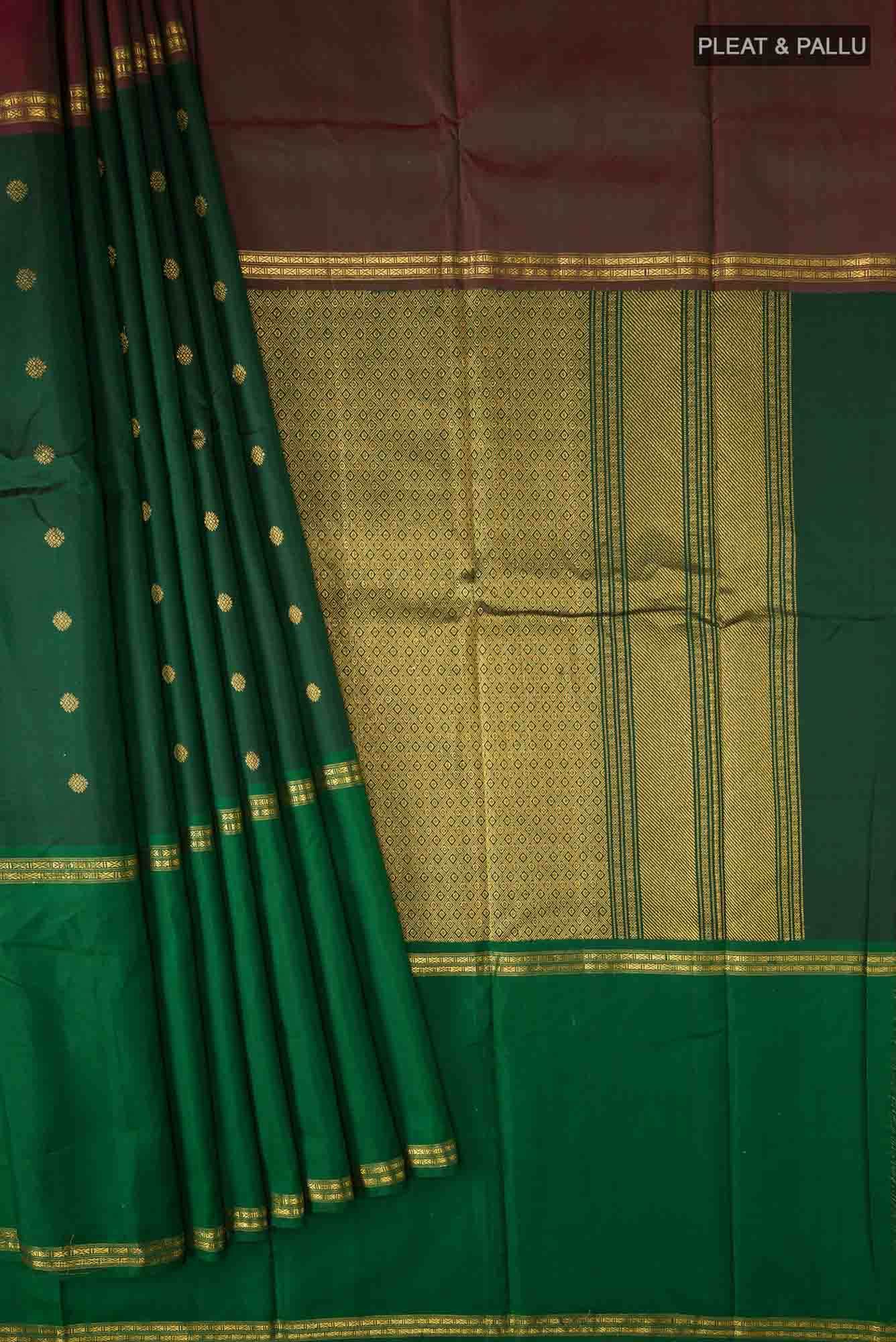 Green Kanchipuram Silk Saree