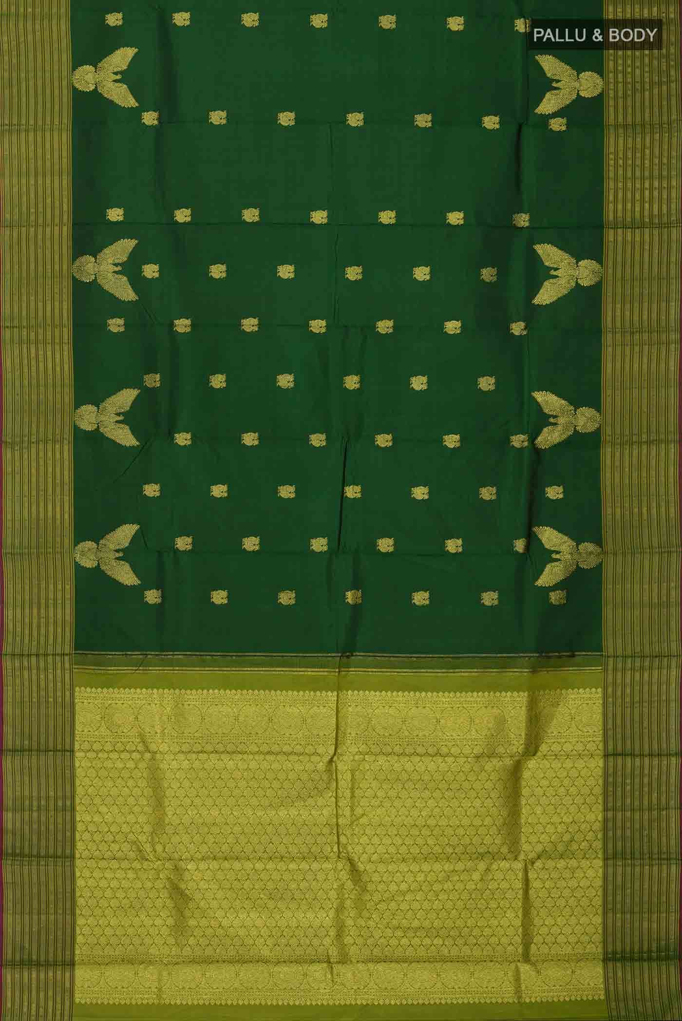 Green Kanchipuram Silk Saree