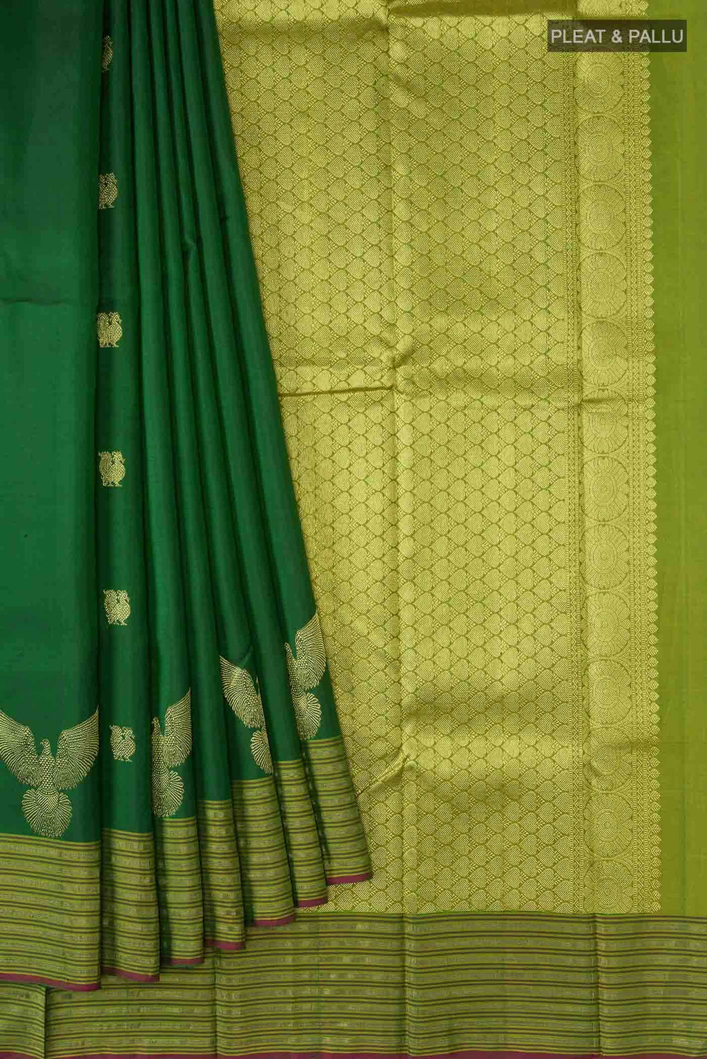 Green Kanchipuram Silk Saree