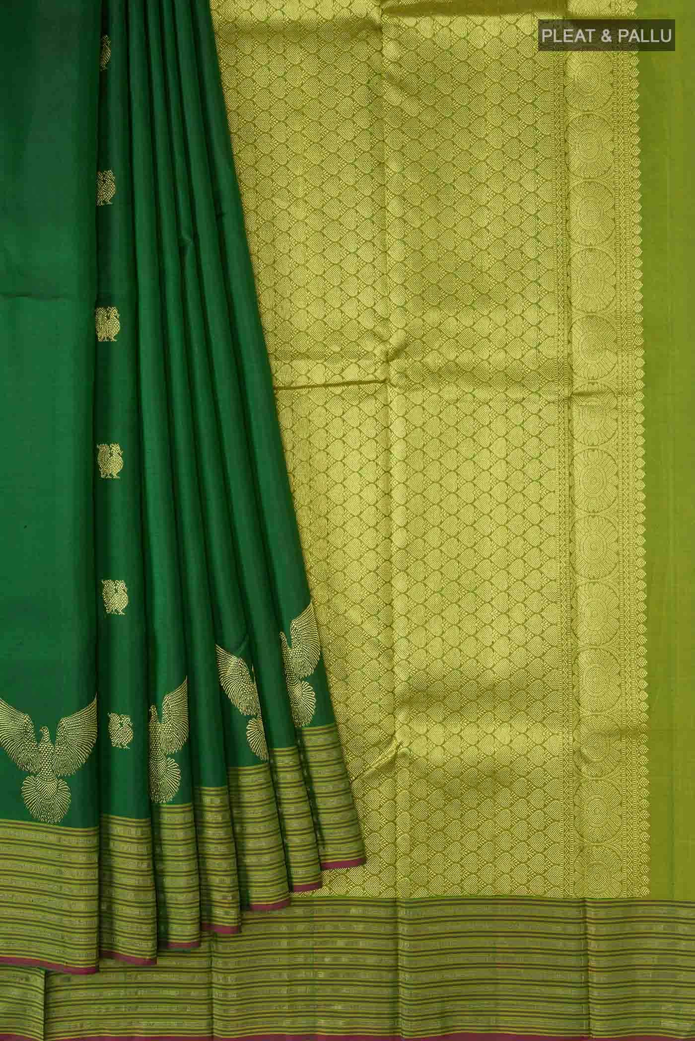 Green Kanchipuram Silk Saree
