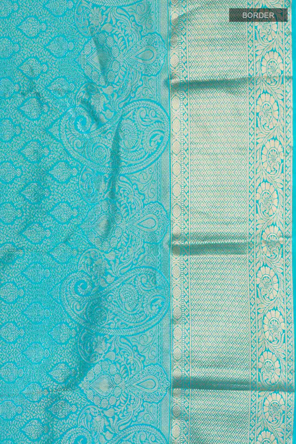 Blue Kanchipuram Silk Saree