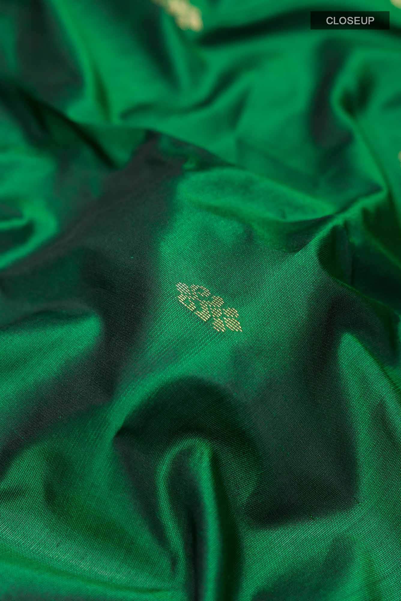 Green Bangalore Silk Saree