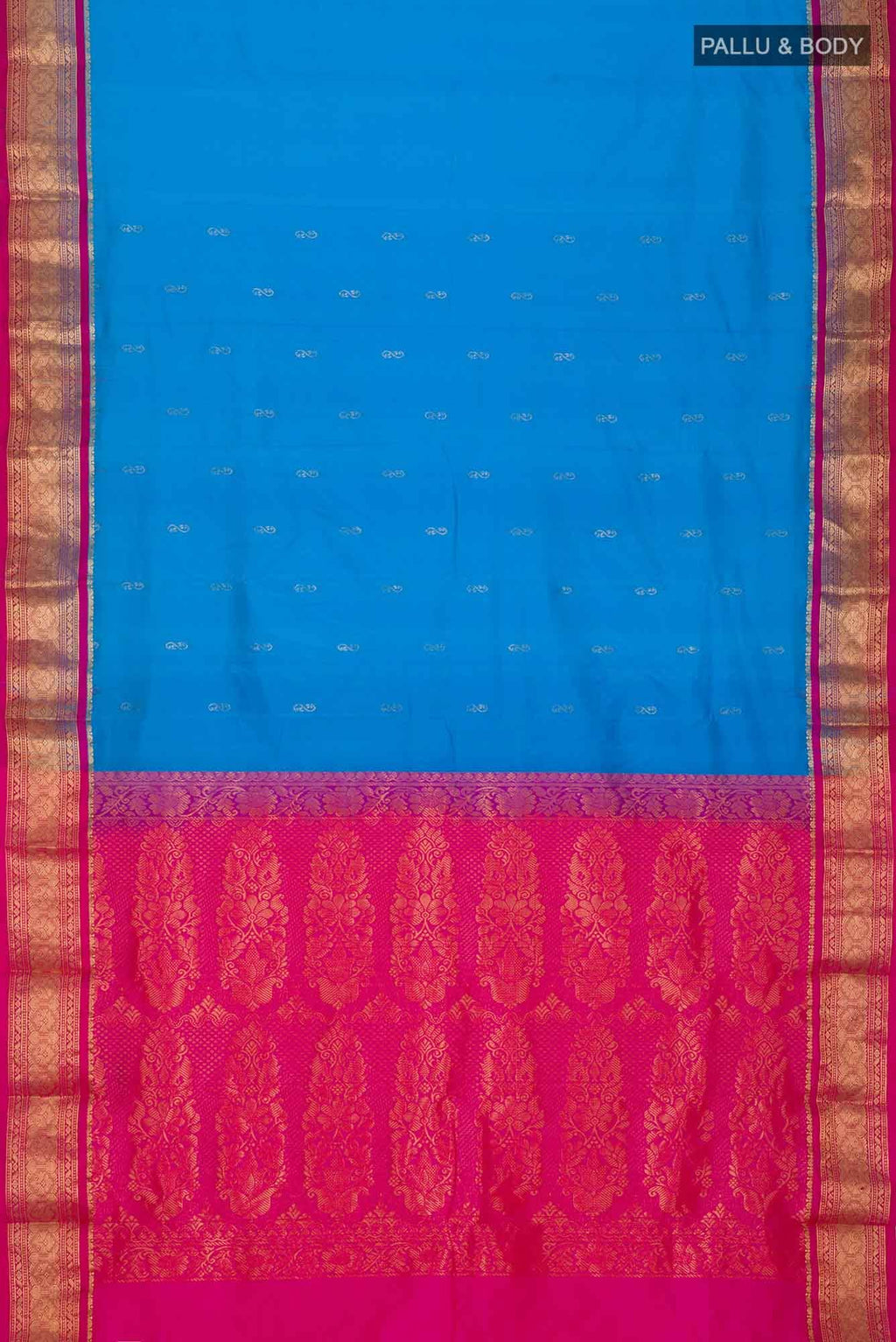 Blue Bangalore Silk Saree
