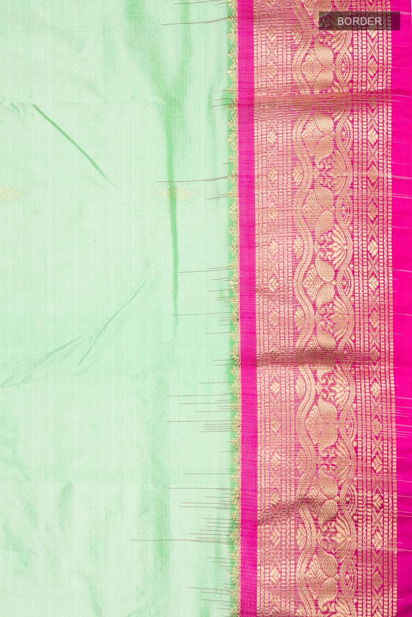 Green Bangalore Silk Saree