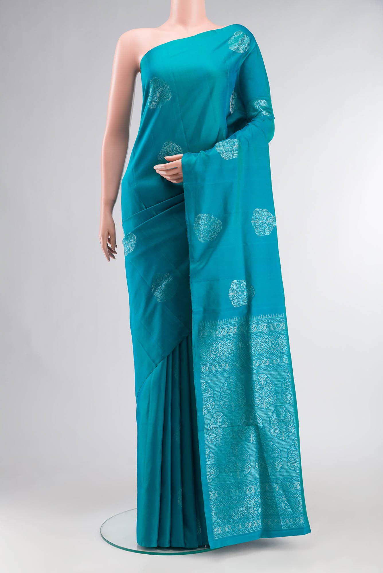 Blue Soft Silk Saree