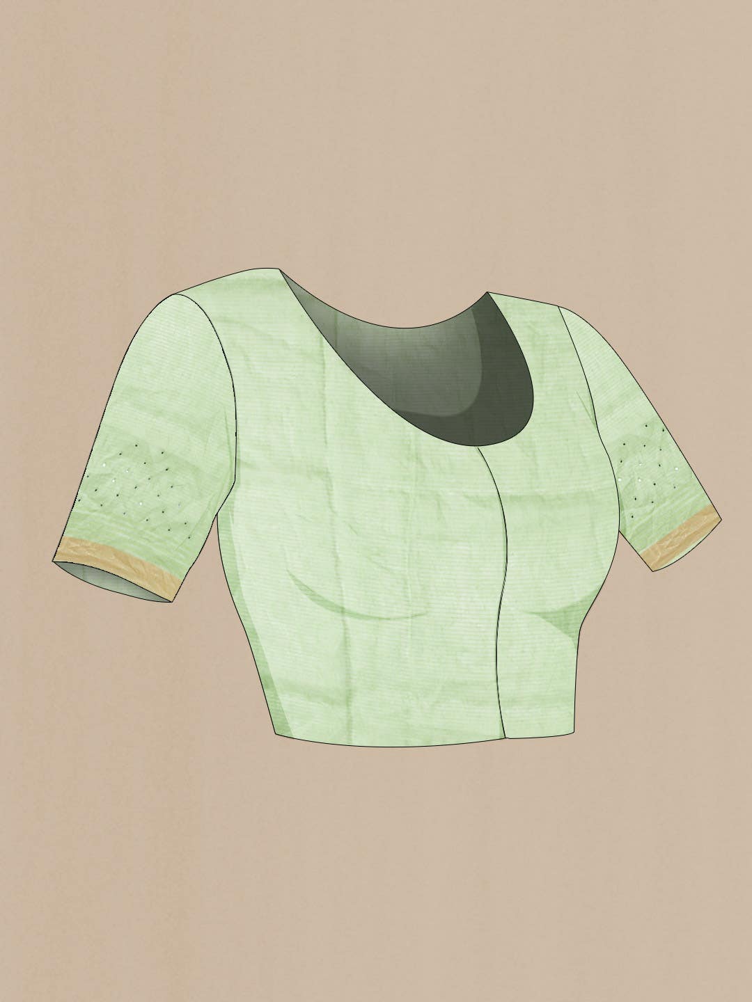 Light Green Linen Saree