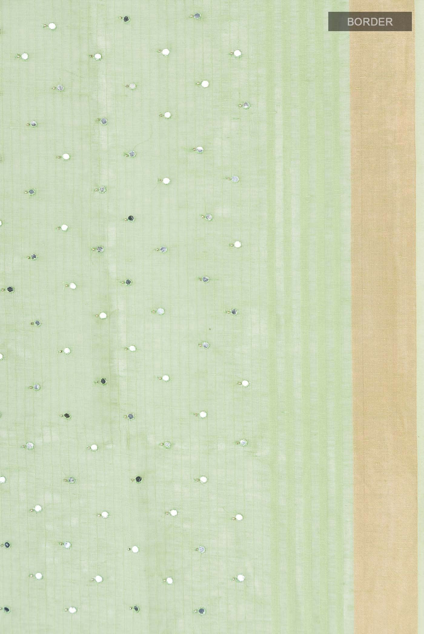 Light Green Linen Saree