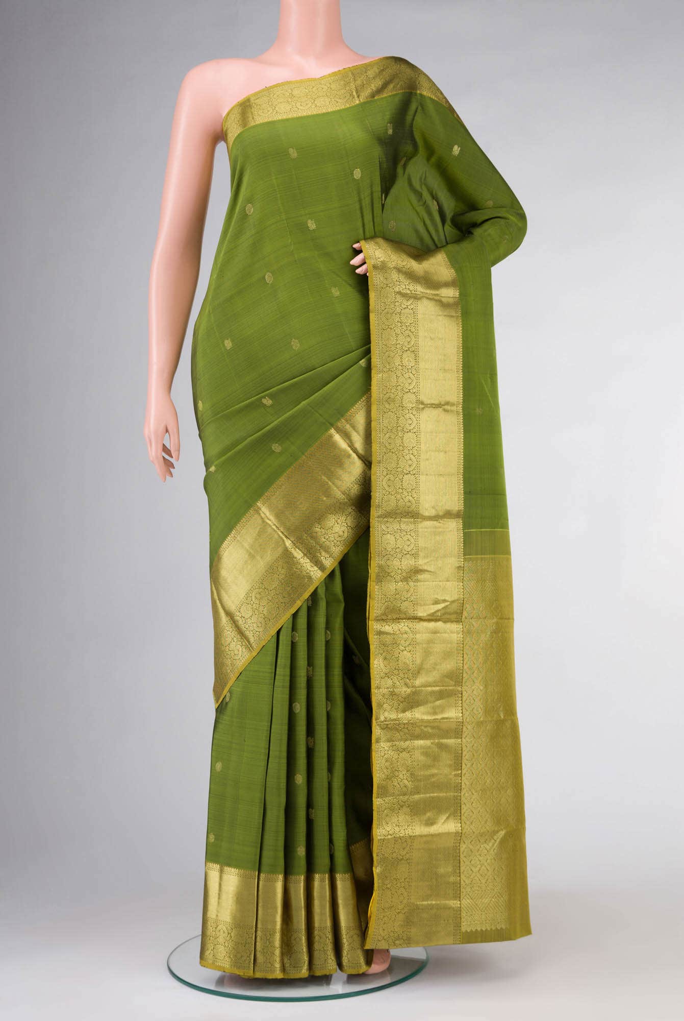 Green Kanchipuram Silk Saree
