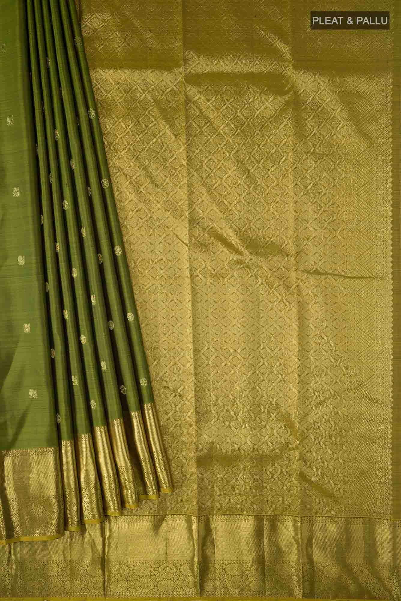 Green Kanchipuram Silk Saree