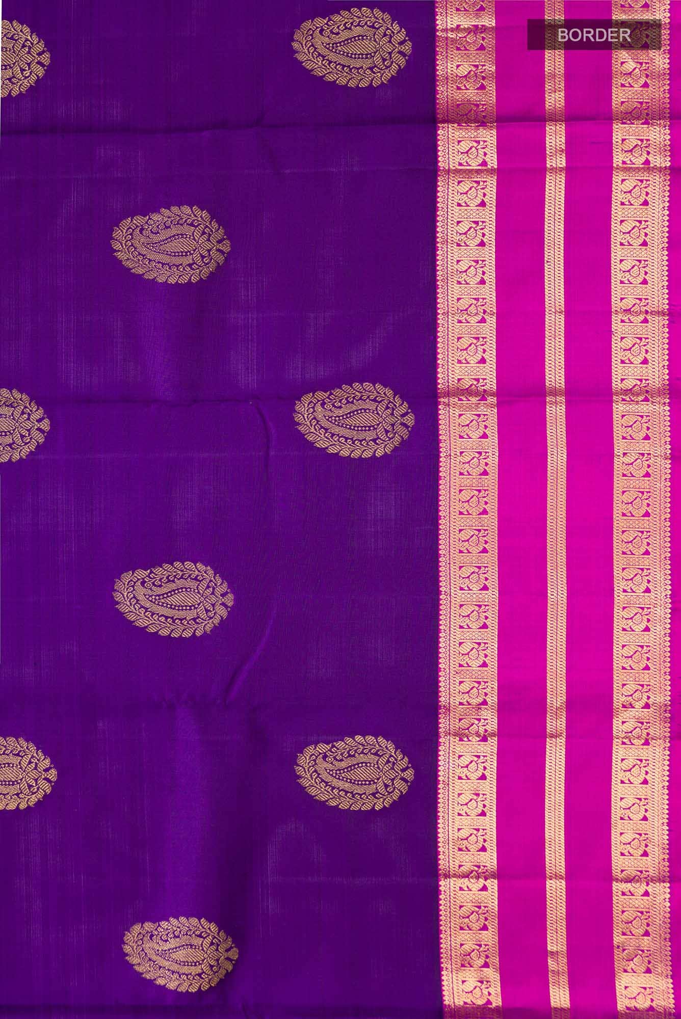 Blue Kanchipuram Silk Saree