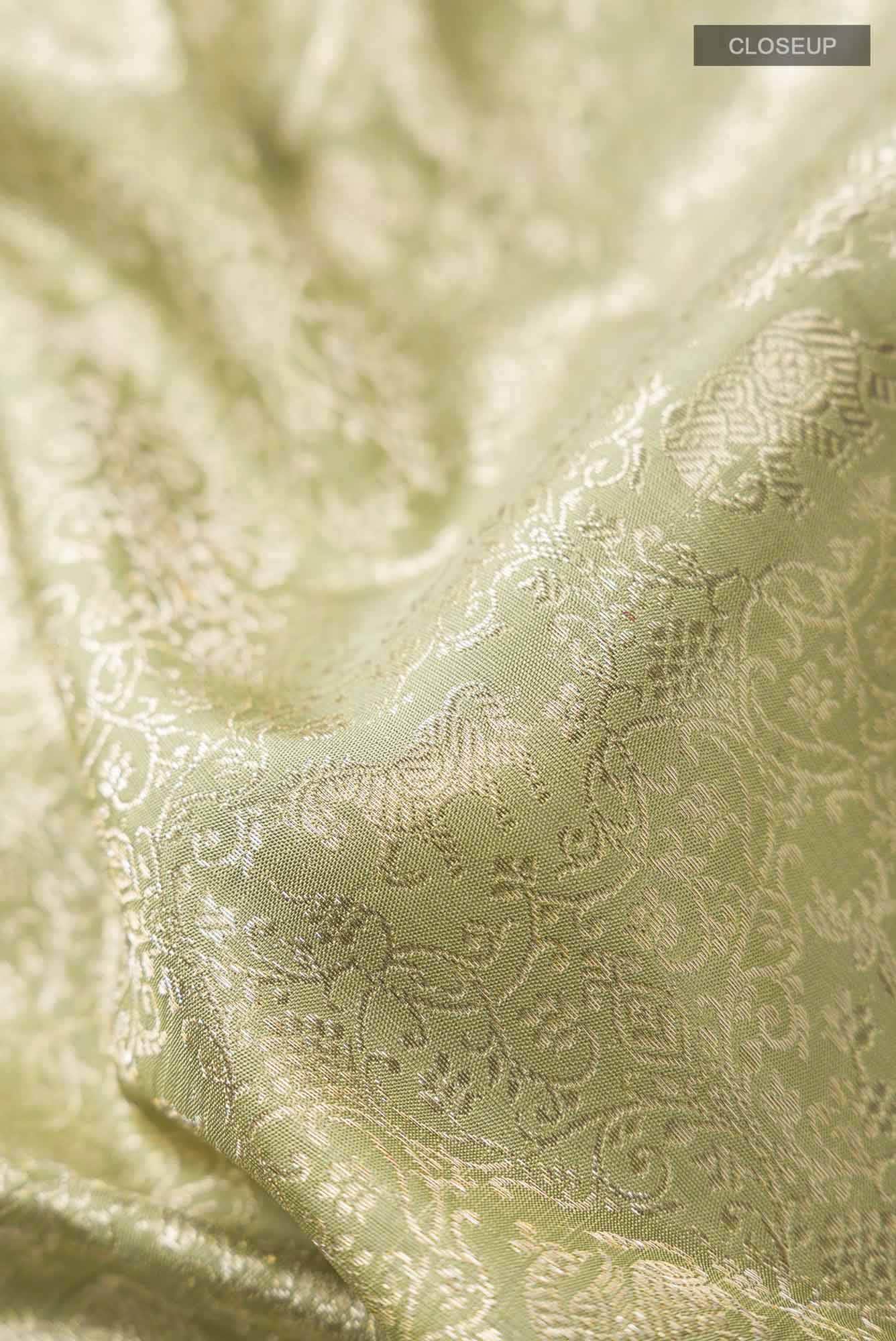 Green Kanchipuram Silk Saree