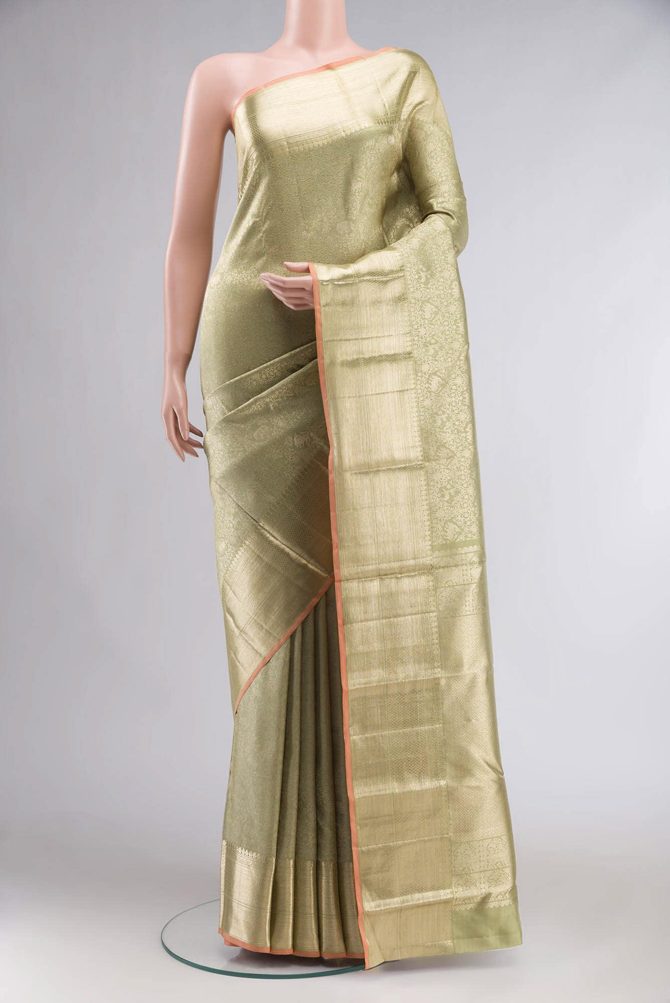 Green Kanchipuram Silk Saree