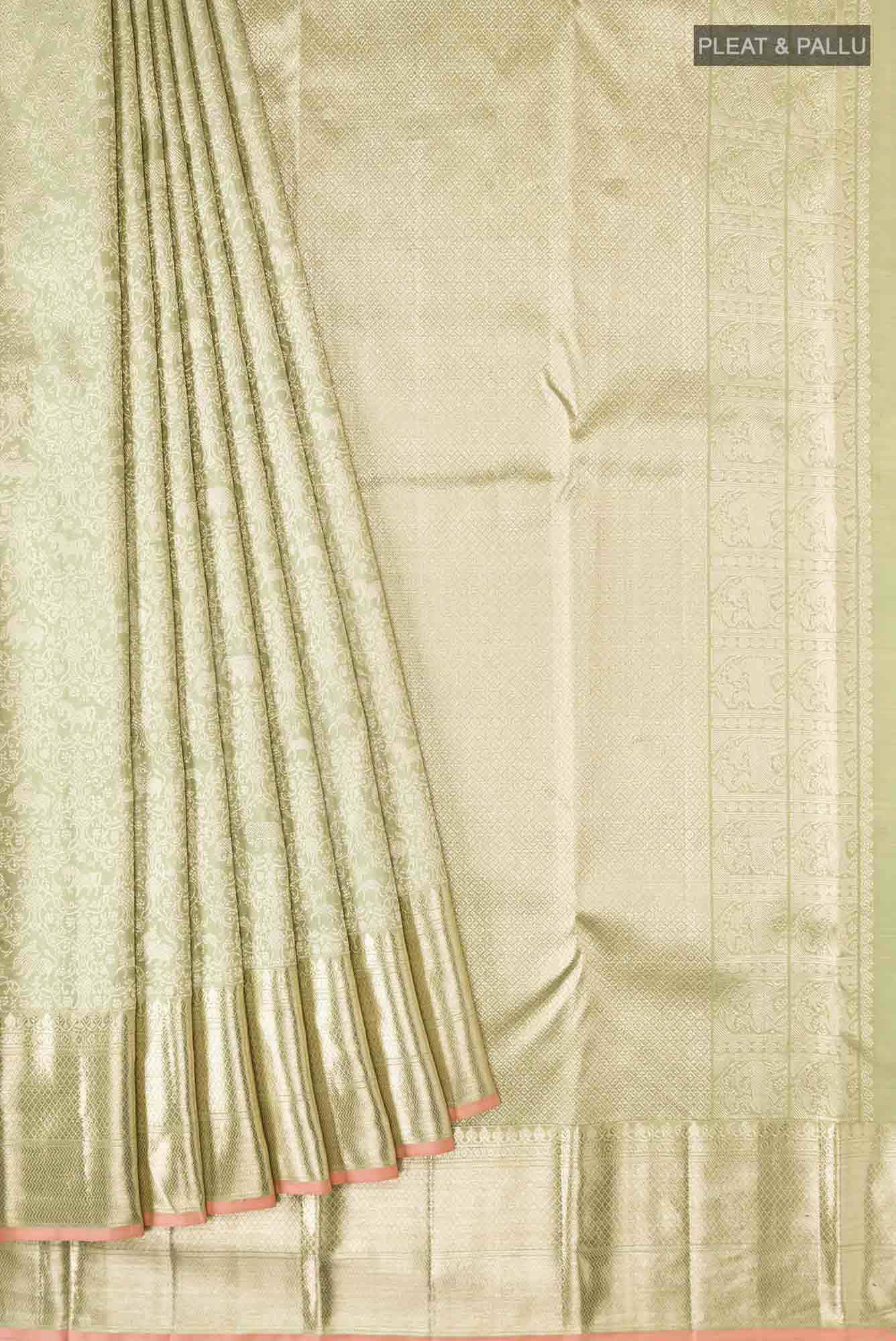Green Kanchipuram Silk Saree