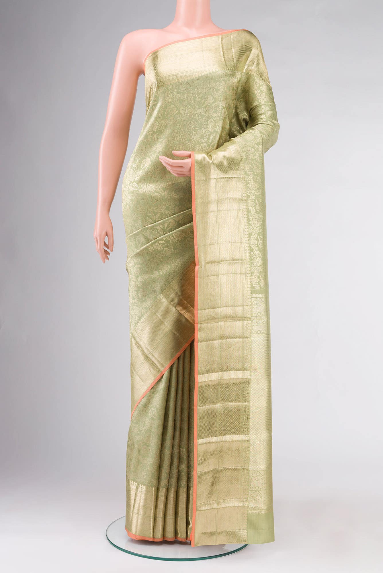 Green Kanchipuram Silk Saree